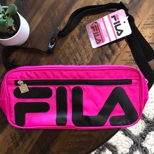 fila fanny pack pink
